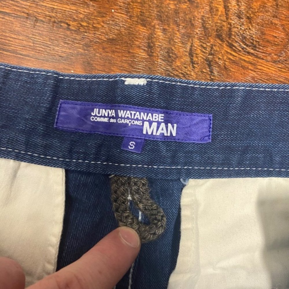 SOLD Junya Watanabe CDG Striped Pocket Shorts - Picture 2 of 6